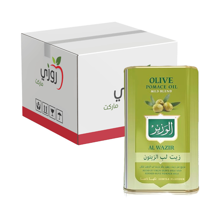 10001439-كرتون زيت لب الزيتون الوزير 175 مل - الصورة 1