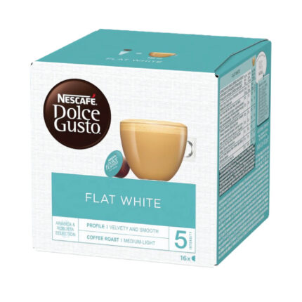 نسكافيه دولتشي غوست FLAT WHITE 16 حبة  88 جم