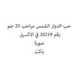 حب الدوار الشمس مراحب 25 جم