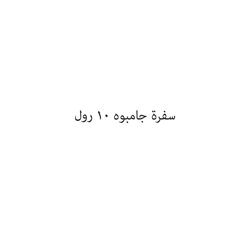 00049-حبة سفرة جامبوه 10 رول - الصورة 1