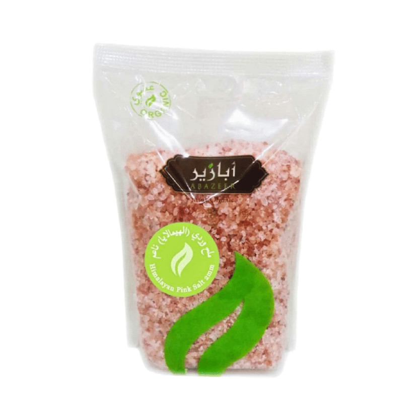 001378-حبة ملح الهيمالايا وردي ناعم العضوي ابازير 500جرام - Image 1