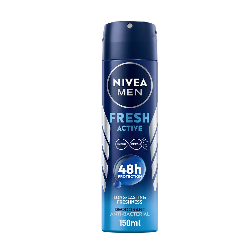 002820-حبة بخاخ مزيل العرق نيفيا 150 مل LONG LASTING FRESHNESS - Image 1