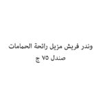 وندر فريش مزيل رائحة الحمامات صندل 75 ج