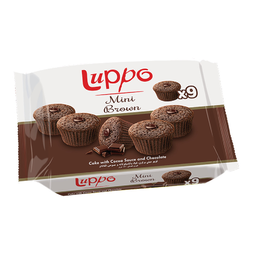 01135-حبة LUPPO MINI BROWN CAKE 162 GM - Image 1