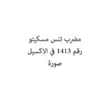 مضرب تنس مسكيتو
