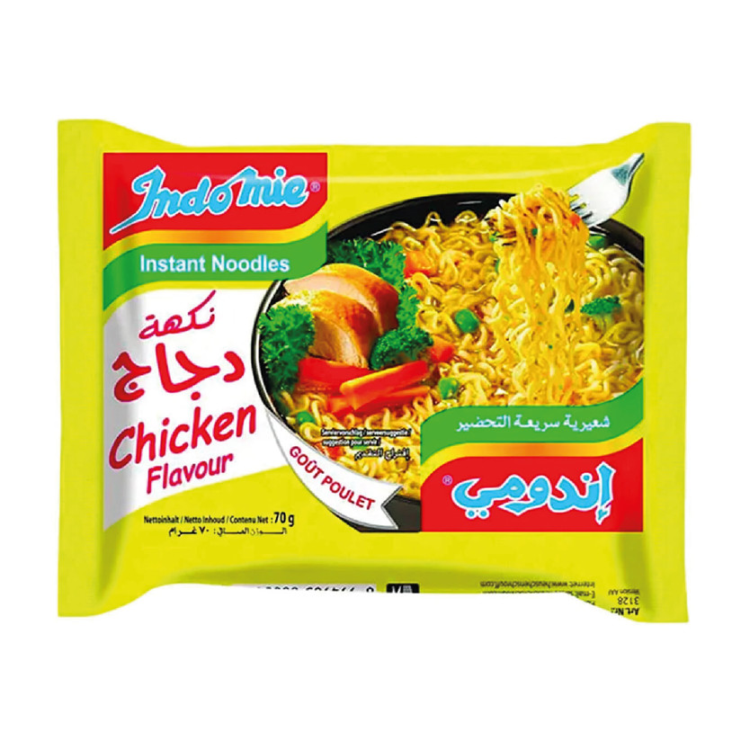 01432-حبة اندومي نكهة دجاج 70 جرام - الصورة 1