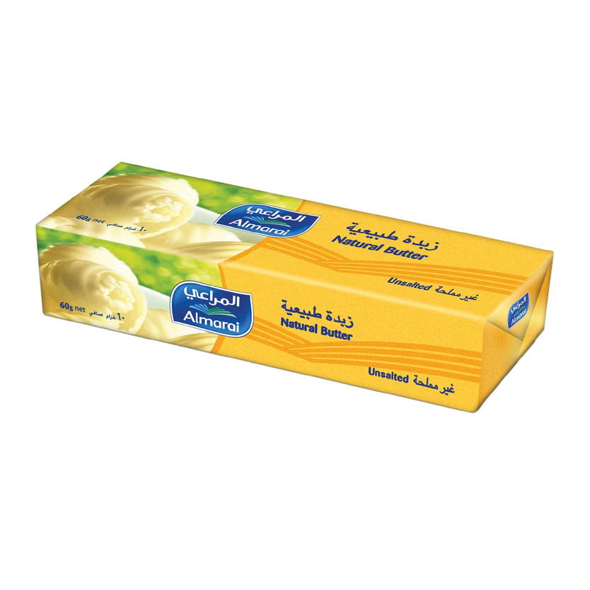 01526-حبة AL MARAI BUTTER UNSALTED 60G - Image 1