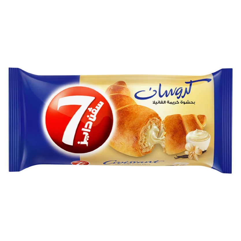 01589-حبة سفن دايز كروسان بحشوة االفانيلا 55 جرام - الصورة 1