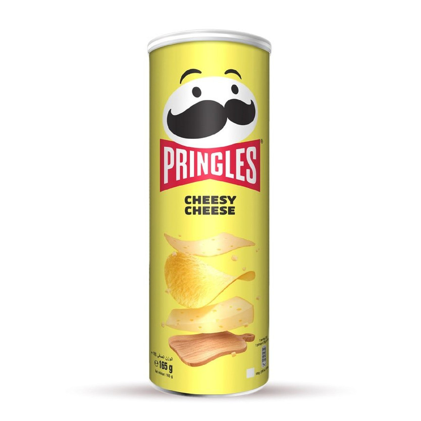 03027-حبة PRINGLES CHEESE 165 GM - Image 1