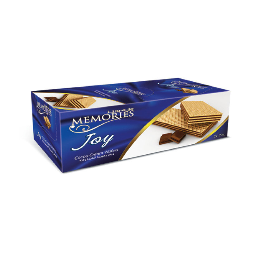 03124- باكت MEMORIES WAFER BISCUIT CHOCLATE 25 GM - Image 1
