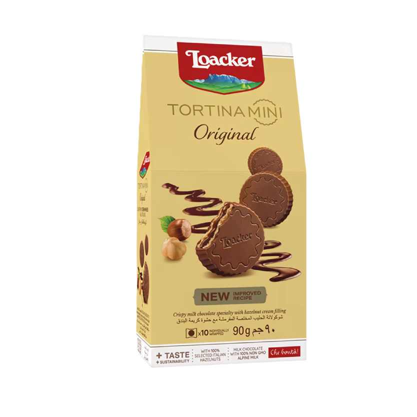 03432-حبة LOACKER TORTINA MINI 90 GM - Image 1