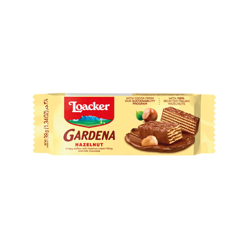 03454-حبة LOACKER GARDENA HAZELNUT 38 GM - Image 1