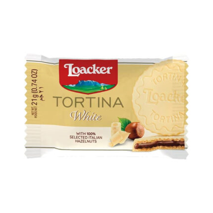 LOACKER TORTINA WHITE CHOCLATE 21 GM