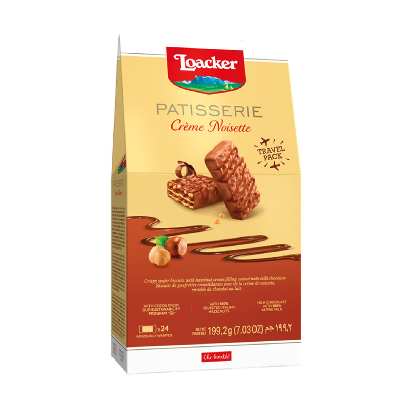 03467-حبة LOACKER PASTICCERIA HAZELNUT 99.6 GM - Image 1