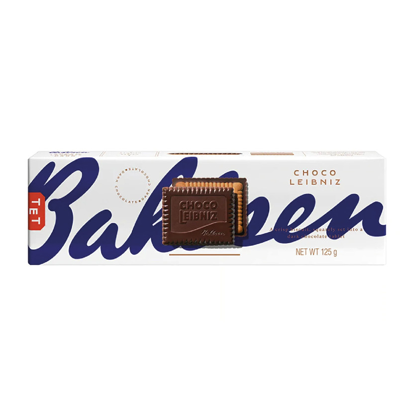 03472-حبة BAHLSEN CHOCO LEIBNIZ DARK 125 GM - Image 1