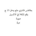 بطاطس فانتزي ملح وخل 15 ج