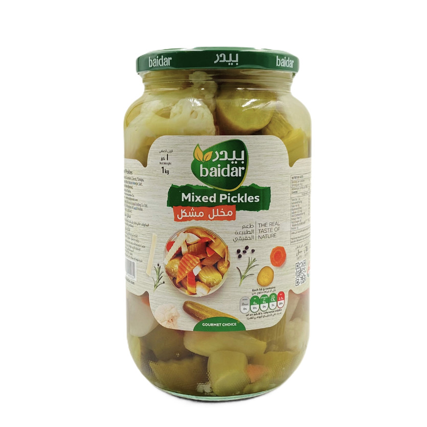 05006-حبة BAIDAR PICKLED CUCUMBER 1000 GM - Image 1