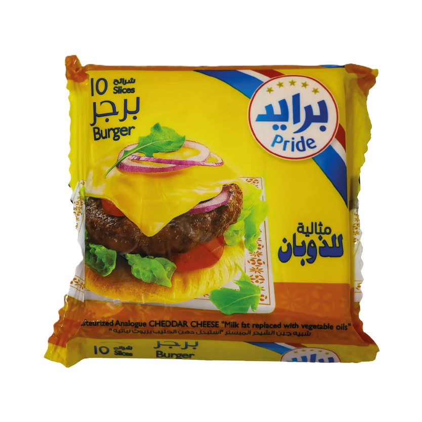 08012-حبة جبنه شرائح برايد برجر 200 جم - الصورة 1