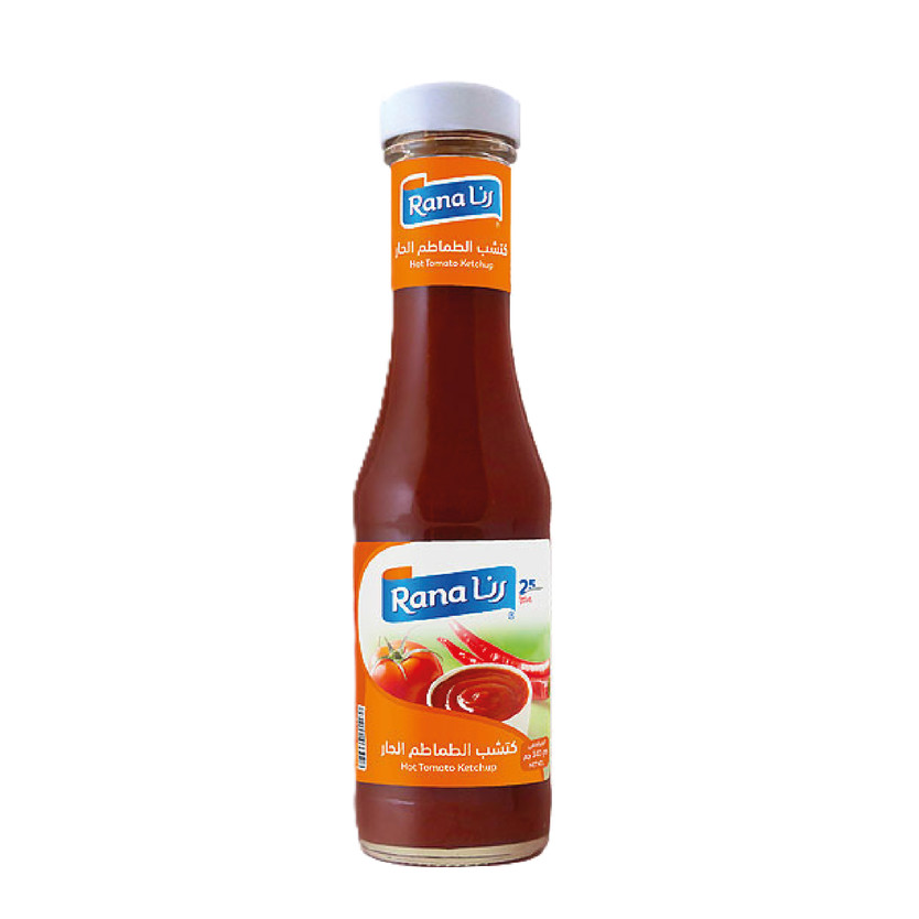 10082-حبة كاتشب طماطم حار رنا 340 جم - Image 1