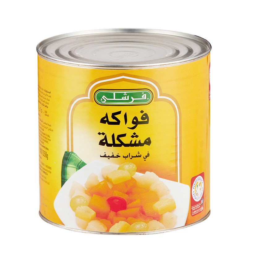 10201003-حبة فواكة مشكلة في شراب خفيف فرشلي 840 جرام - Image 1