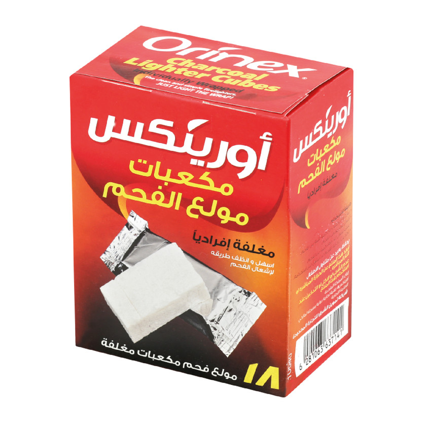 10971-باكت FIRE LIGHTER CUBES ORINEX 18 - Image 1
