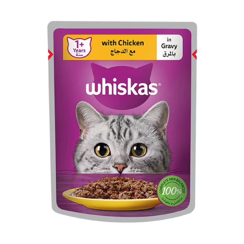 11017-حبة PERFECTLY CHICKEN WHISKAS 85 GM - Image 1