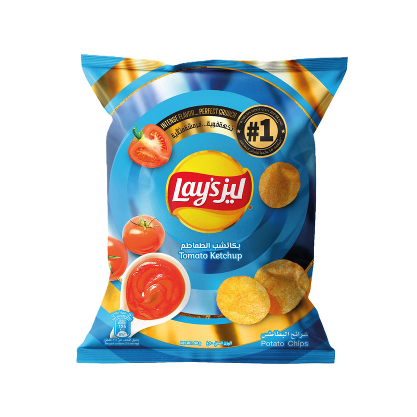 12086-حبة بطاطس ليز كاتشب 90 جرام - الصورة 1