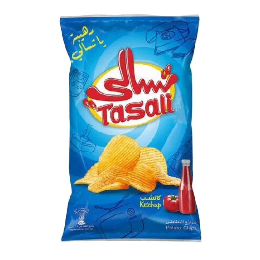 12902-حبة بطاطس تسالي نكهة الكاتشب 155 جرام - الصورة 1