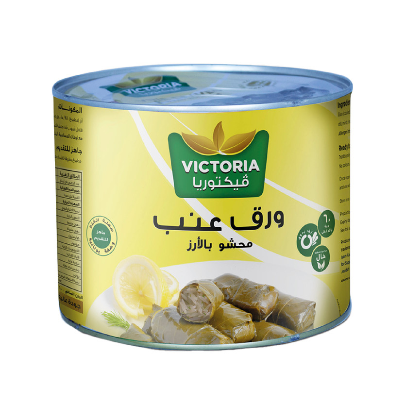 130030-حبة VICTORIA STUFFED GRAPE LEVAES 400 G - Image 1