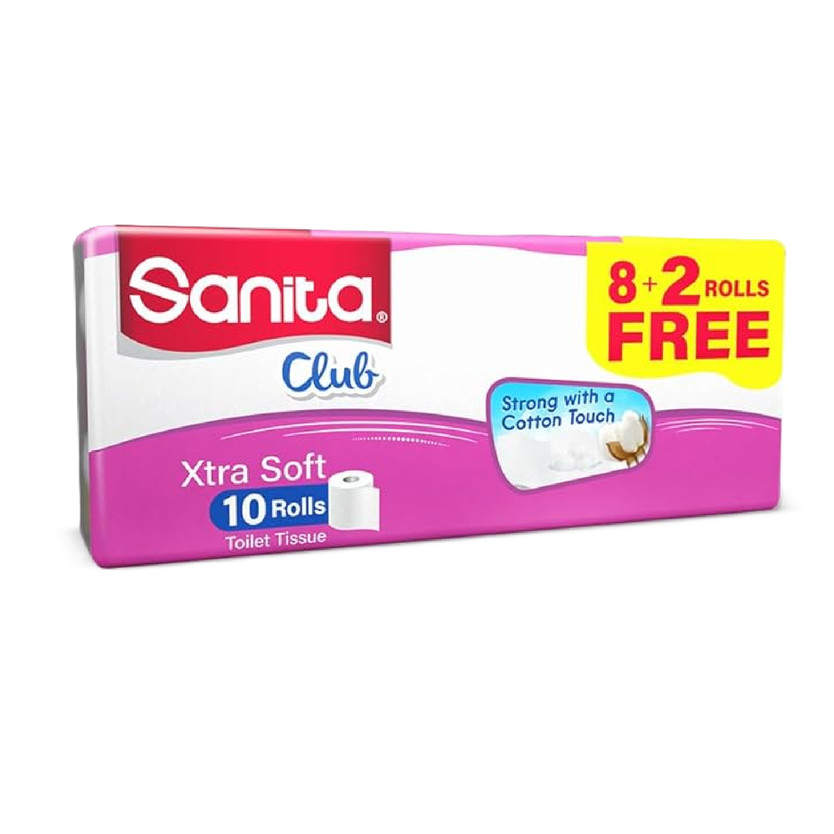 13103-كيس SANITA BOUQUET TOWELS TOILET 8+2 ROL - Image 1
