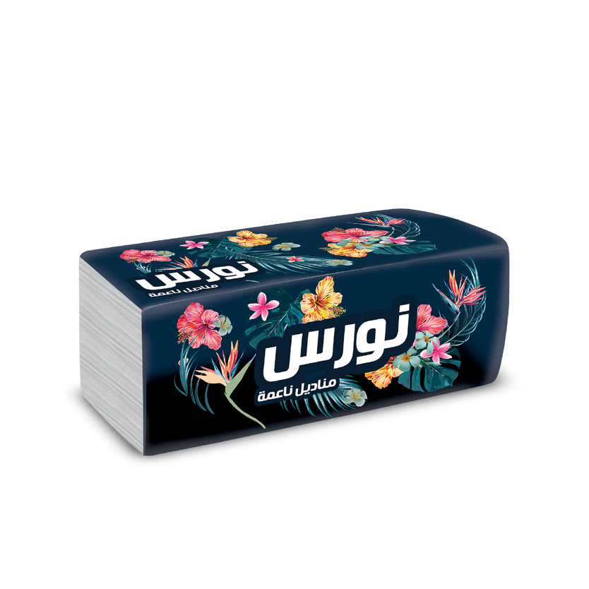 13109-حبة NAWRAS FACIAL TISSUES 180 PCS - Image 1