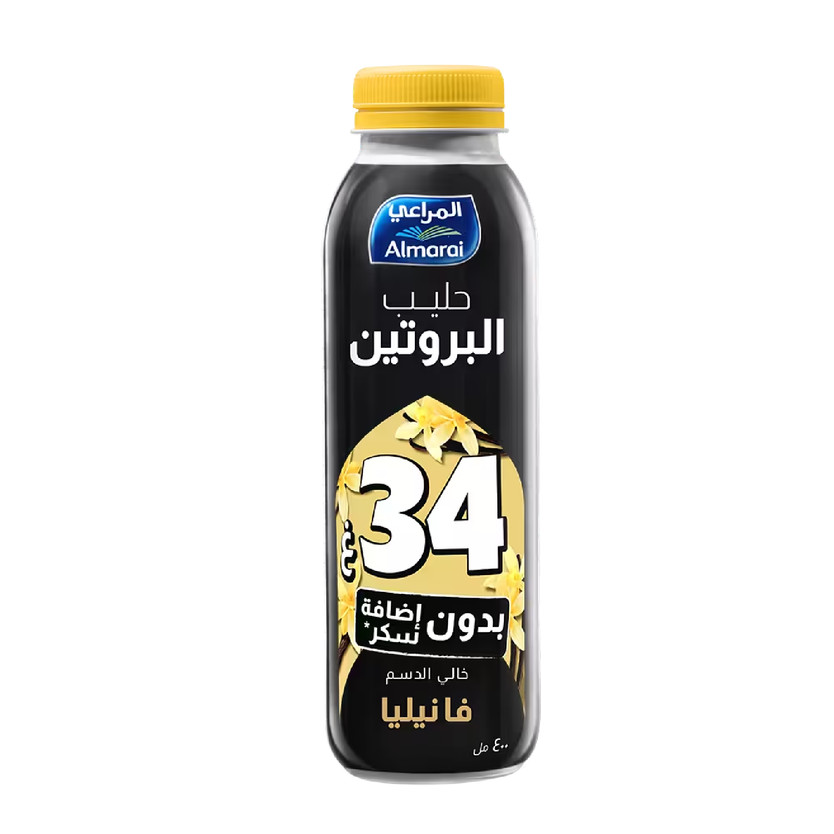 1311211-حبة حليب المراعي بروتين 400 مل فانيليا - Image 1