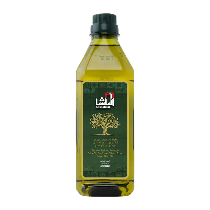 13528-حبة AL-BASHA REFINED OLIVE OIL 500 ML - Image 1