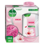 DETTOL BUDY WASH 250 ML+PUFF
