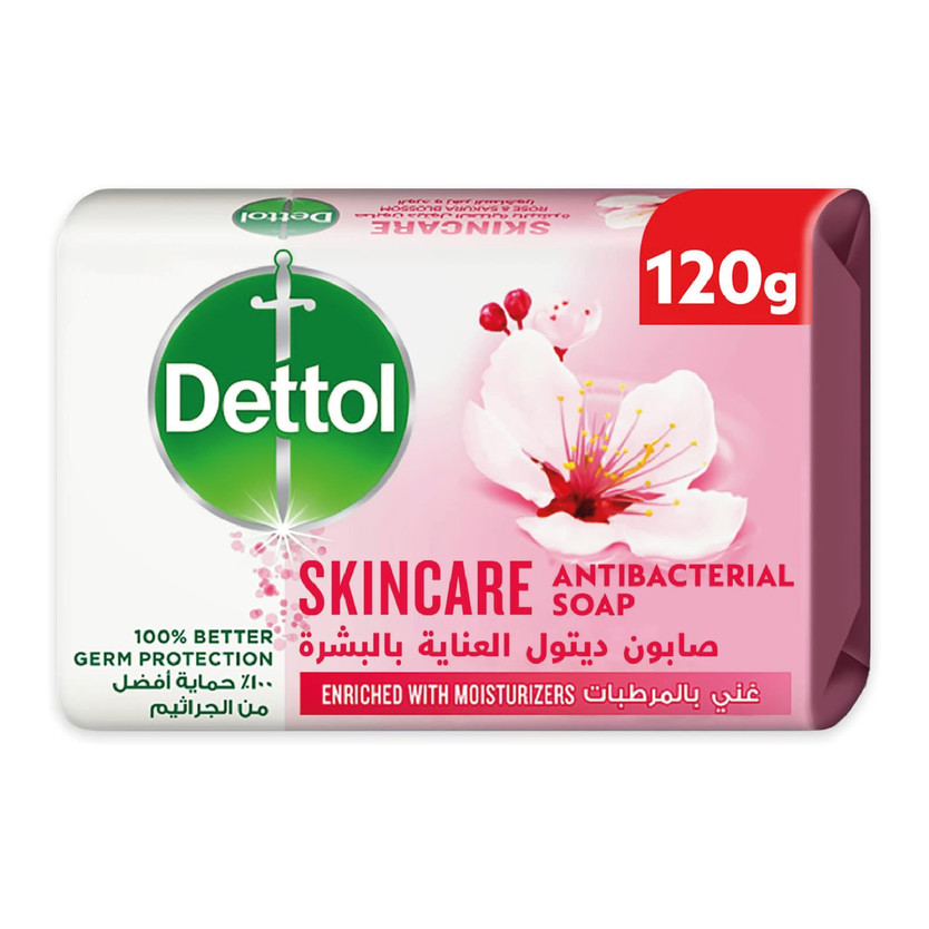 13739-حبة DETTOLSOAP SKINCARE 120 GM - Image 1