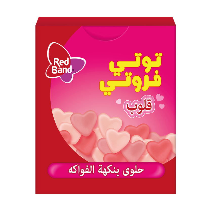 1385715-حبة توتي فروتي قلوب 18 ج - الصورة 1
