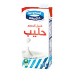 حليب السعودية قليل الدسم  1 لتر