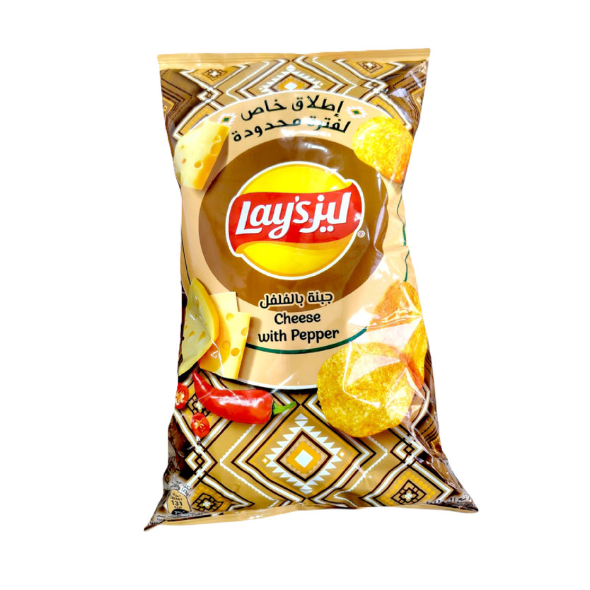 155221-حبة بطاطس ليز جبنة فلفل 165جرام - Image 1