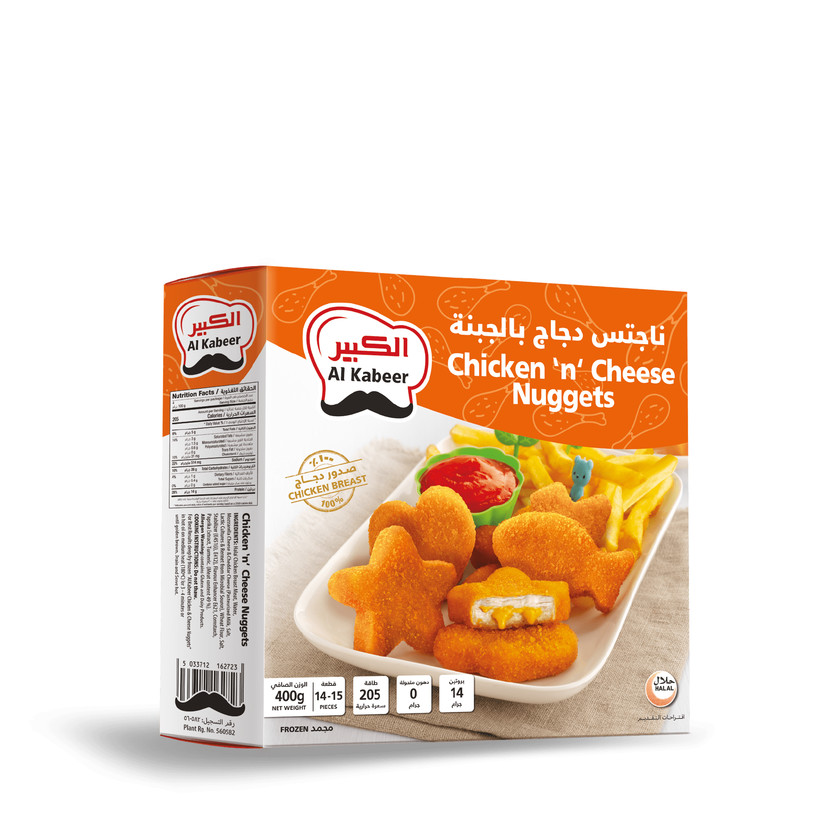 16278-حبة قطع دجاج والجبنه الكبير 400 جرام - الصورة 1