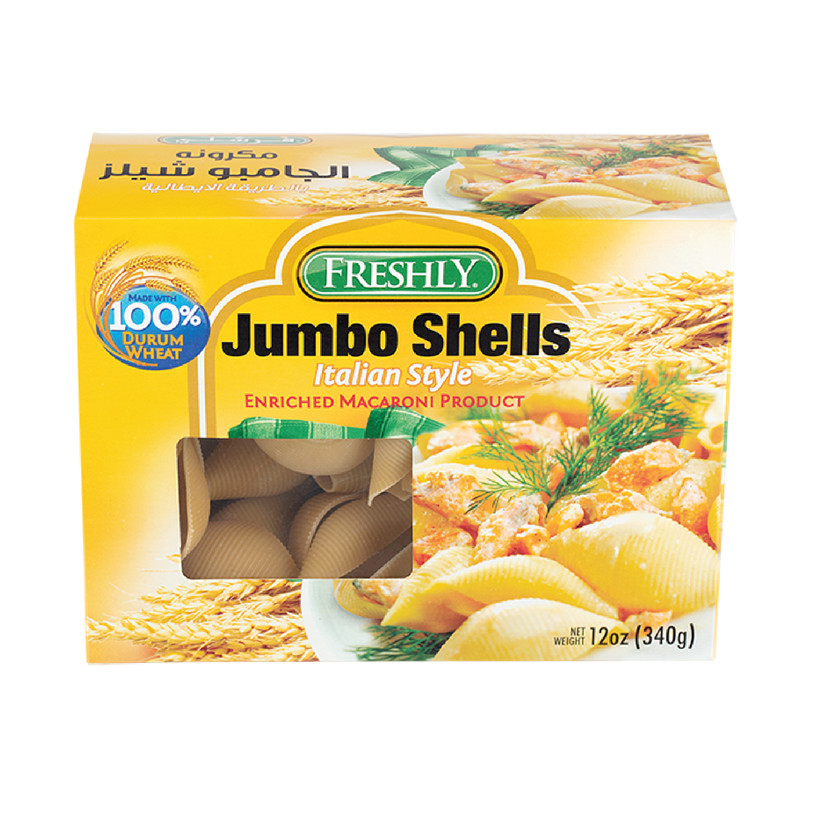 20106-حبة FERESHLY MACARAONI JUMBO SHELLLS 340 G - Image 1