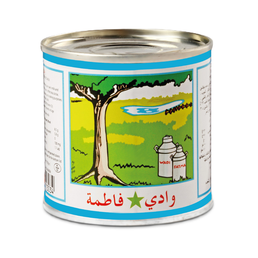 20339-حبة WADI FATMA EVAPORATED MILK 170 ML - Image 1