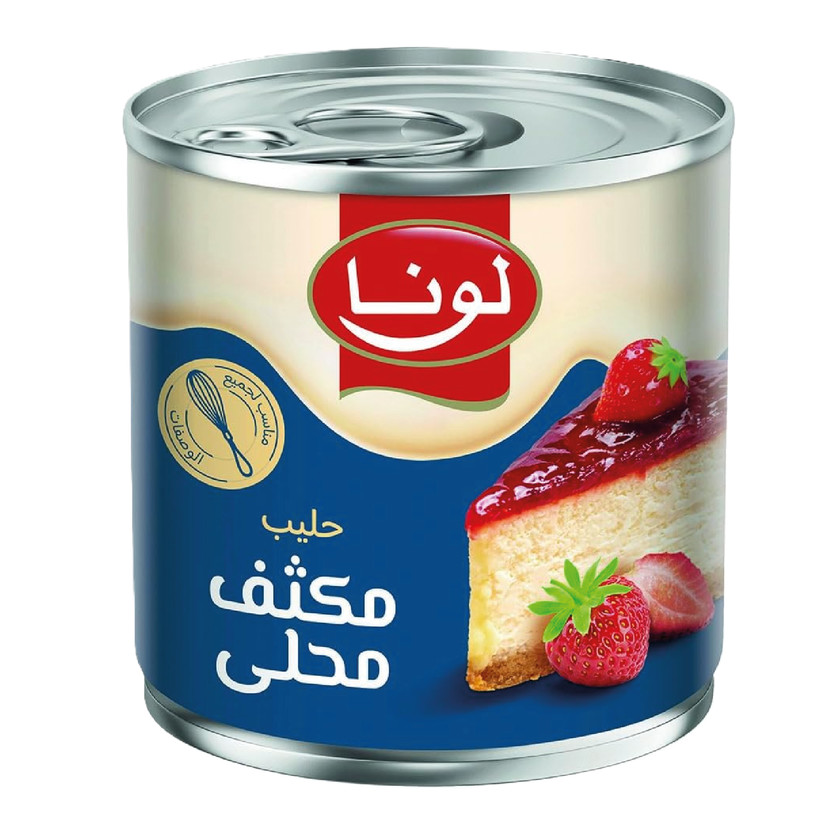 20349-حبة حليب مكثف محلى لونا 395 جم - الصورة 1