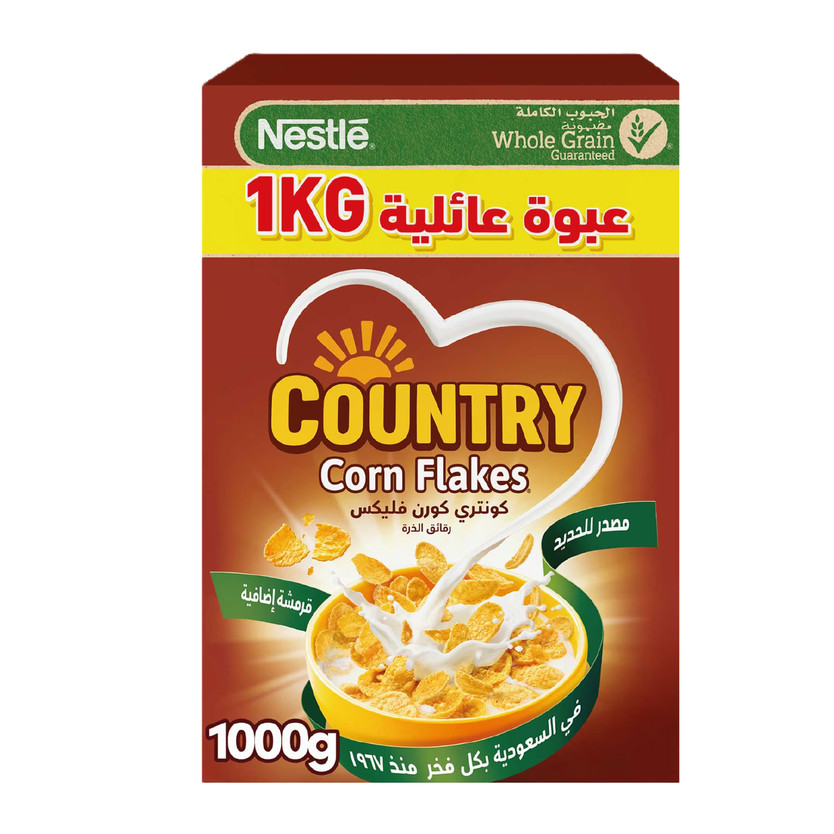 20371-حبة COUNTRY CORN FLAKES 1000 G - Image 1