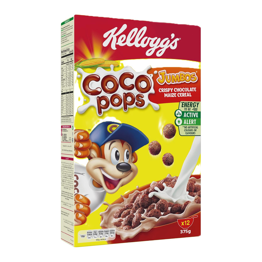 20396-حبة KELLOGGES COCO POPS JUMBOS 375 G - Image 1