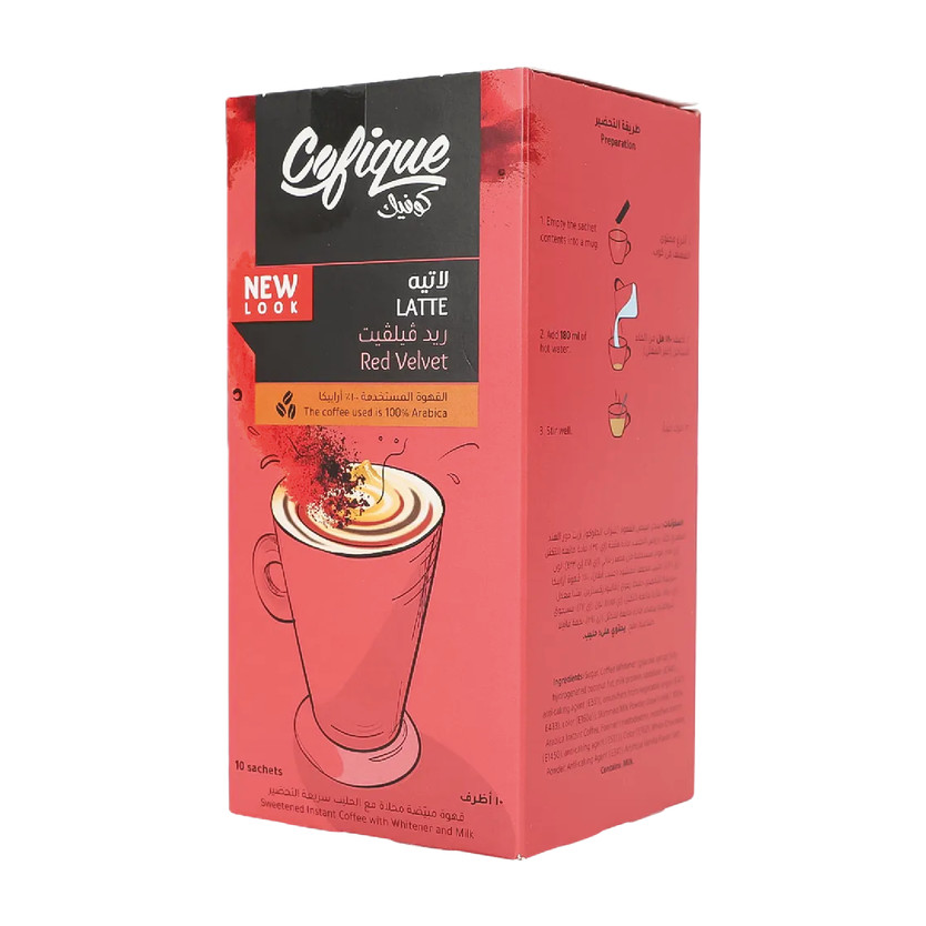 20490-باكت COFIQUE RED VELVET LATTE 24 G - Image 1