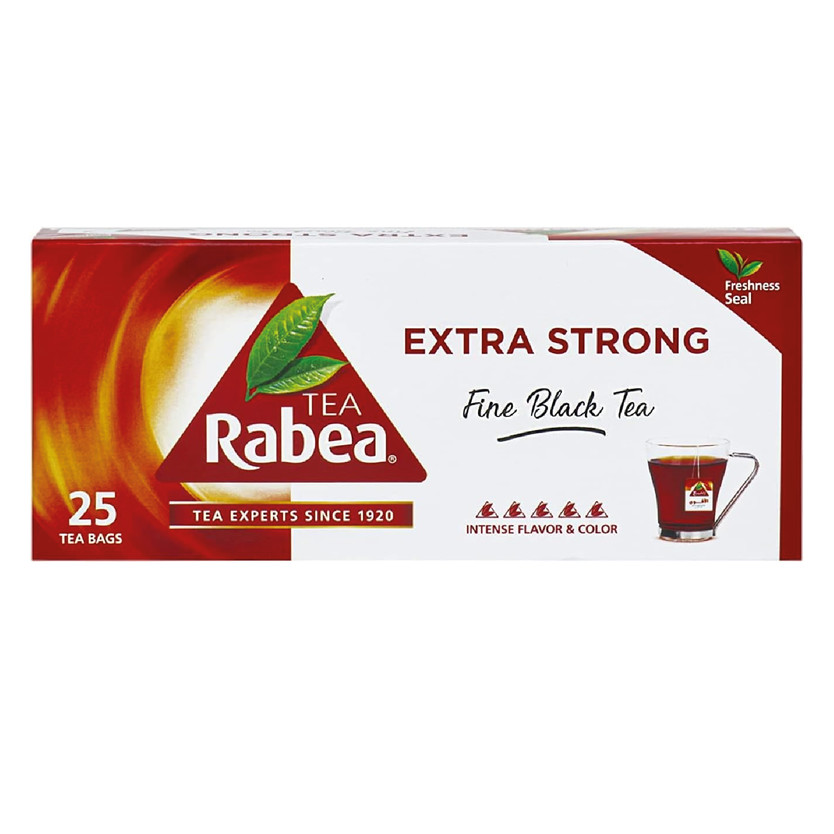 20611-حبة RABEA EXTRA STRONG TEA 25 BAGE - Image 1