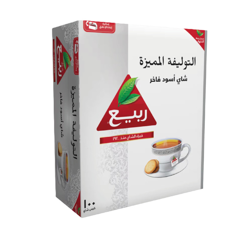 20612-حبة RABEA PREMIUM BLEND TEA 100 BAGE - Image 1