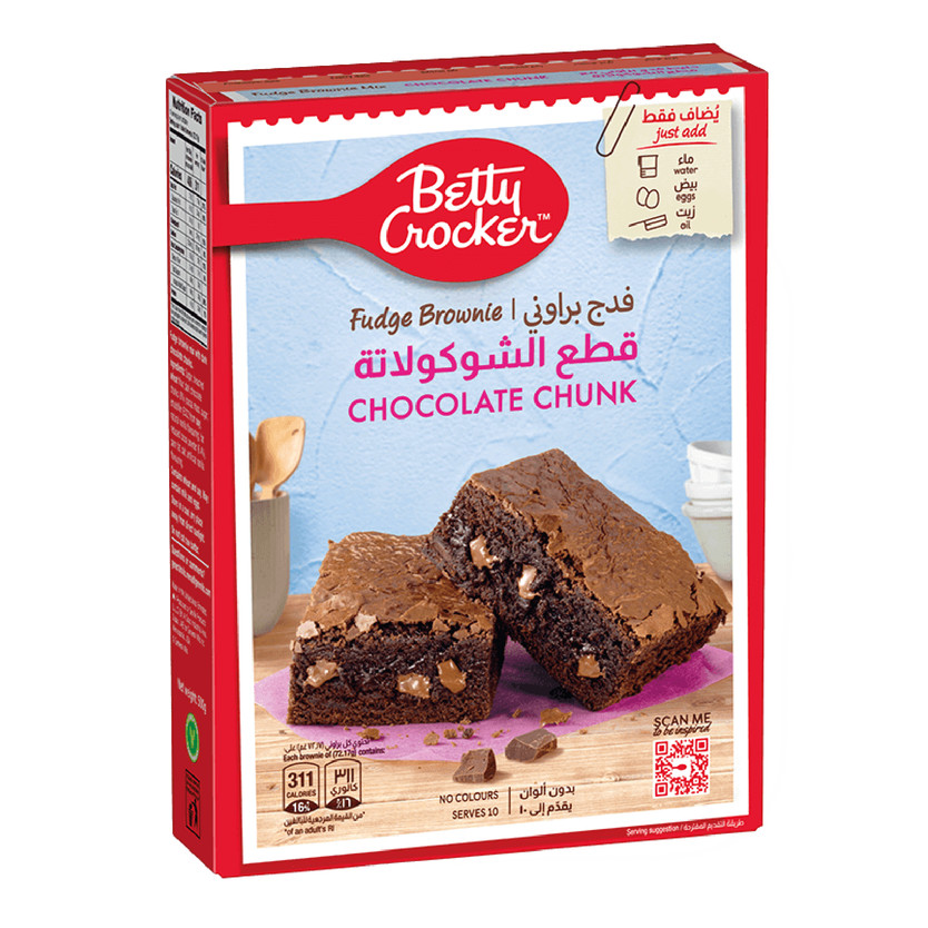 20682-حبة Betty Crocker Super Mosist CHOCOLATE CHURNK 500 G - Image 1