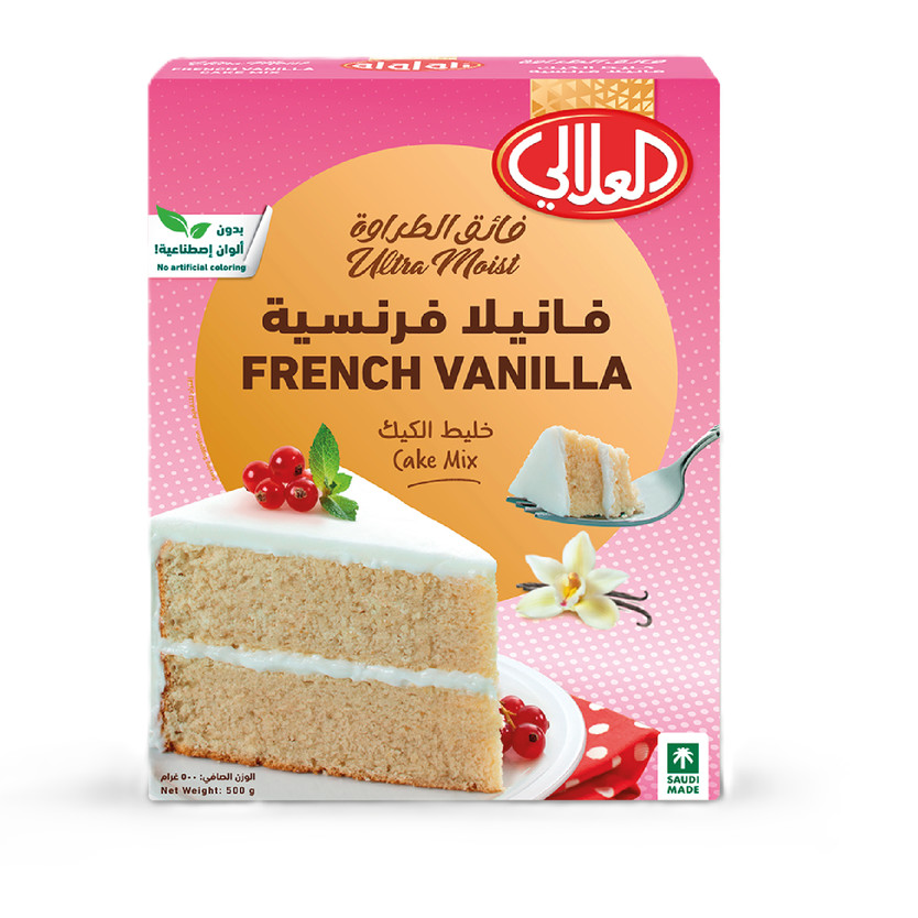 20713-حبة ALALALI CAKE MIX FRANCE VANILLA 524 G - Image 1