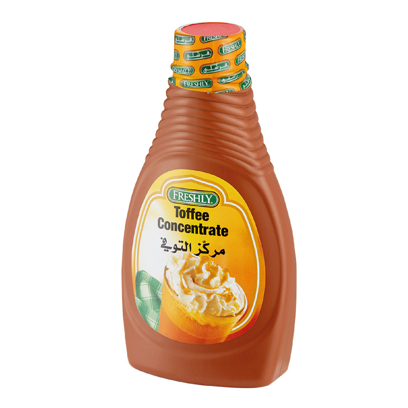 20798-حبة FRESHLY TOFFEE SYRUP 425 G - Image 1